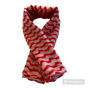 Infinity Loop Orange Color Scarf For Women - Lightweigh